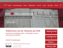 Tablet Screenshot of ghk-neu-isenburg.de